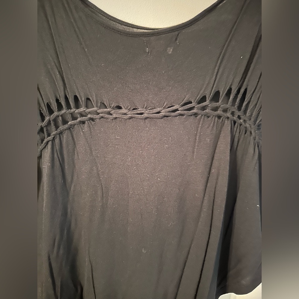 Kirra braided flowy blouse